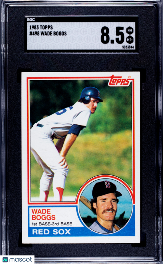 1983 Topps Wade Boggs #498 SGC 8.5