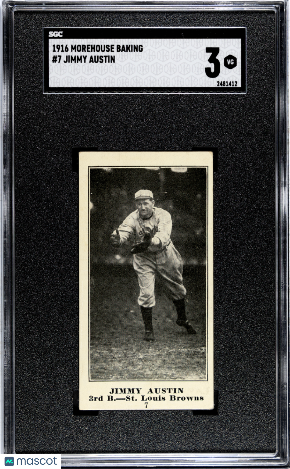1916 Morehouse Baking Jimmy Austin #7 SGC 3
