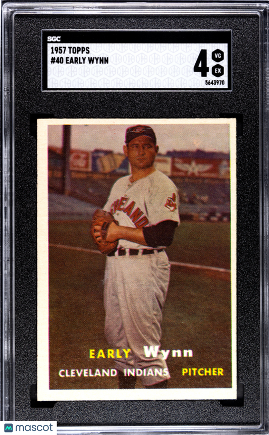 1957 Topps Early Wynn #40 SGC 4