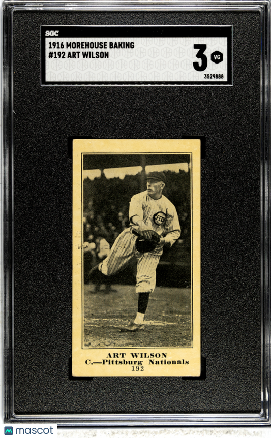 1916 Morehouse Baking Art Wilson #192 SGC 3