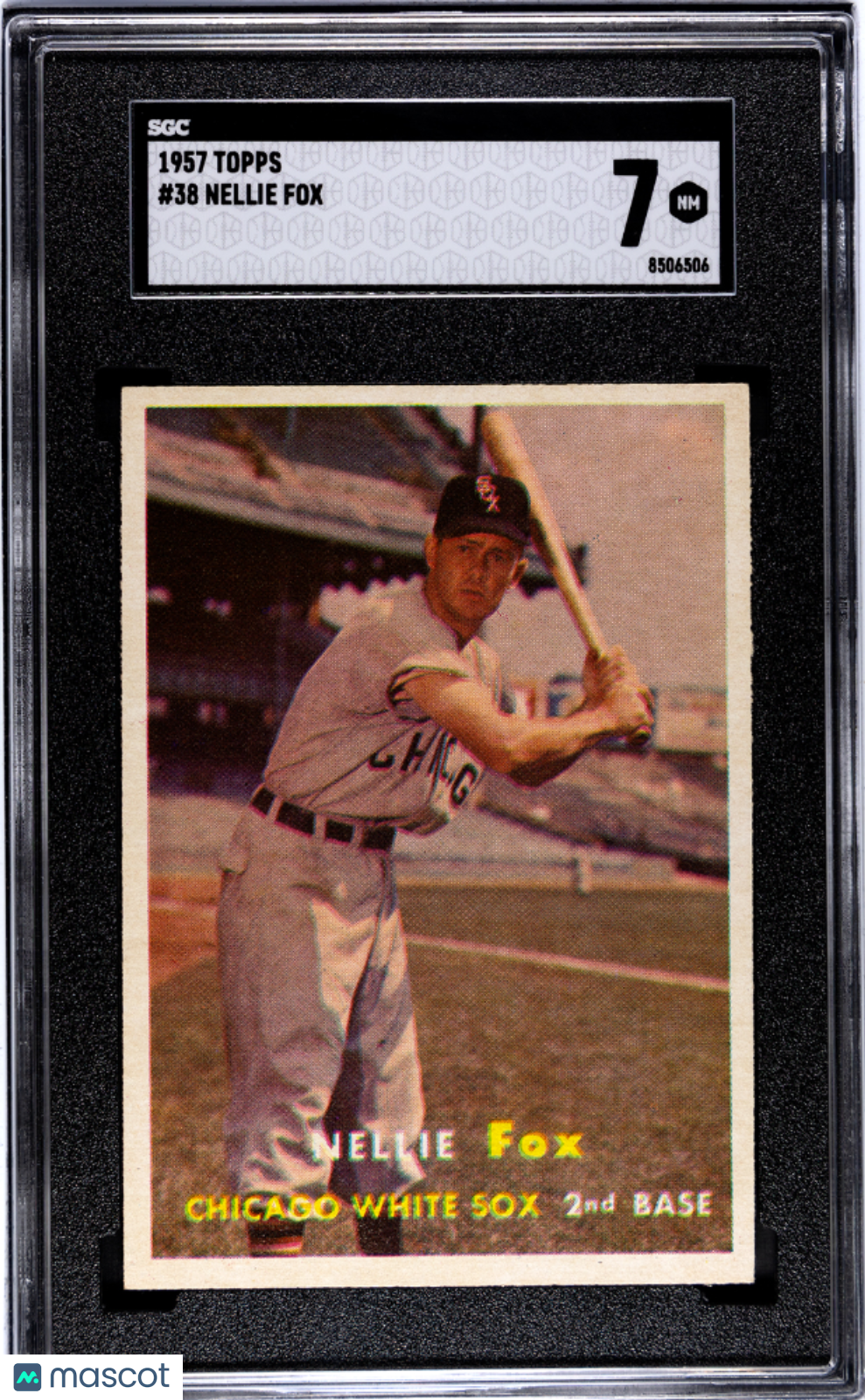 1957 Topps Nellie Fox #38 SGC 7