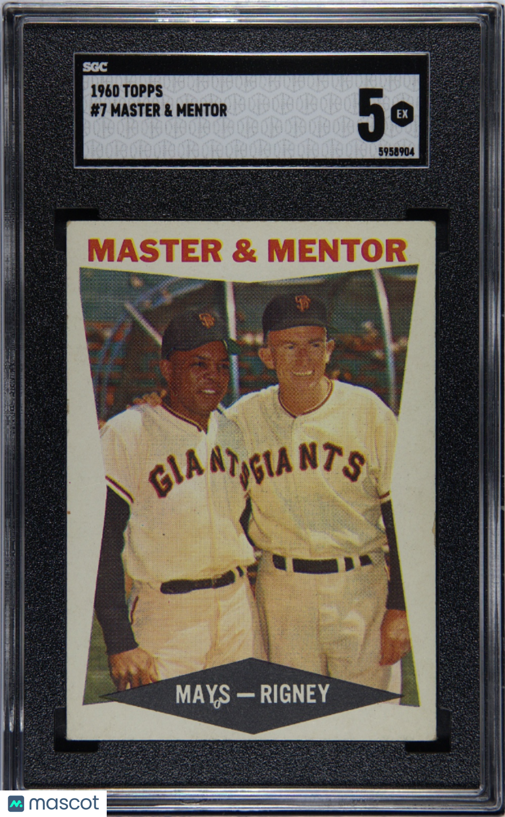 1960 Topps Master & Mentor #7 SGC 5