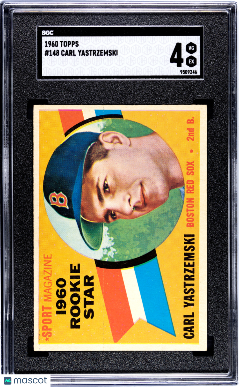 1960 Topps Carl Yastrzemski #148 SGC 4