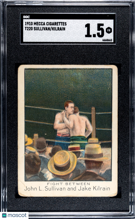 1910 Mecca Cigarettes (T220) Kilrain Sullivan SGC 1.5