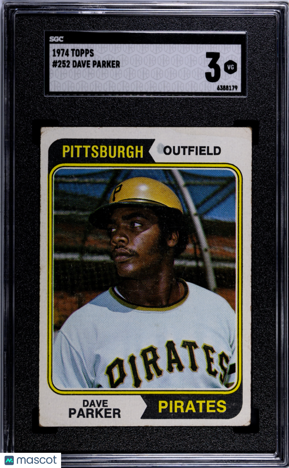 1974 Topps Dave Parker #252 SGC 3