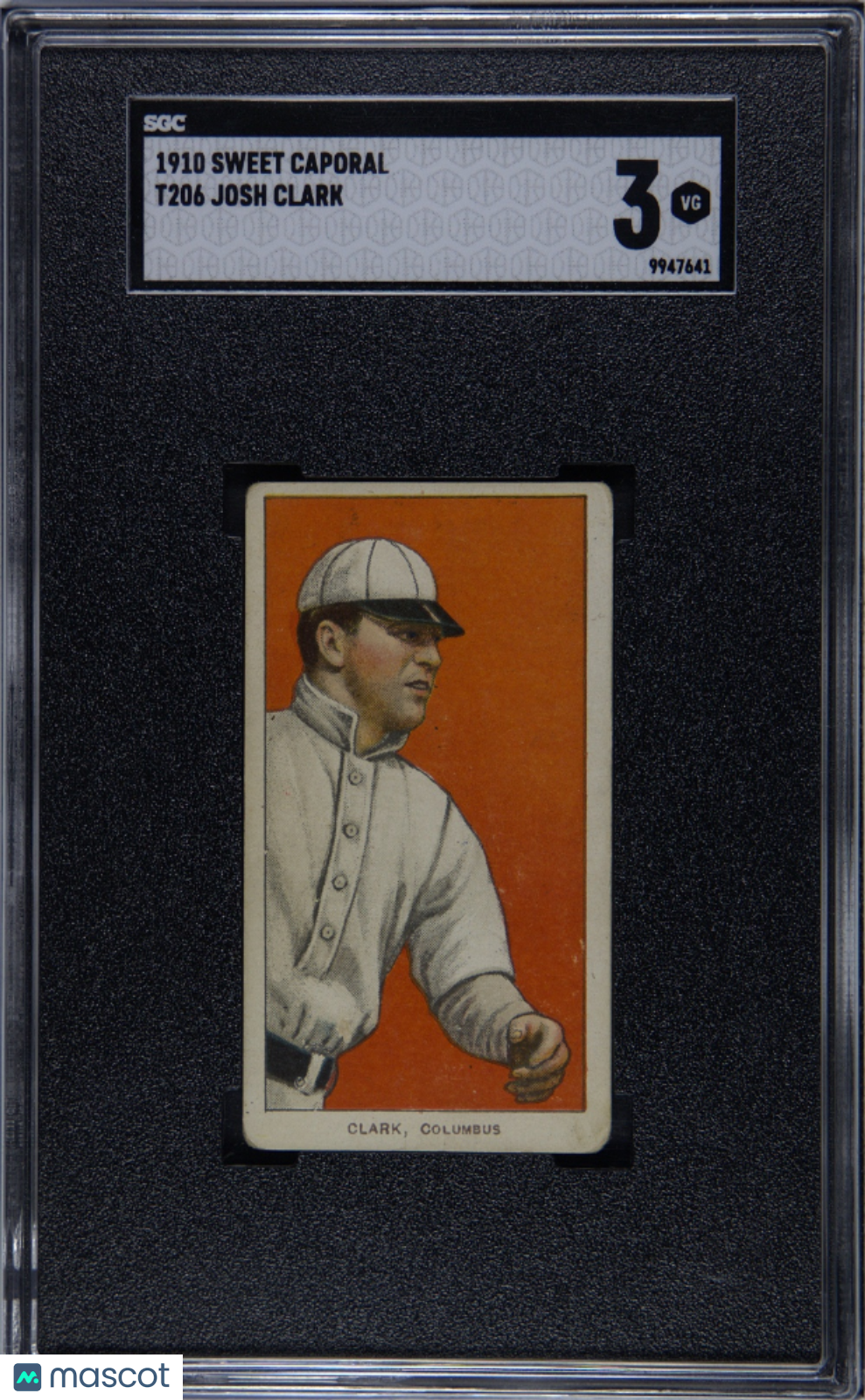 1910 Sweet Caporal (T206) Josh Clark SGC 3