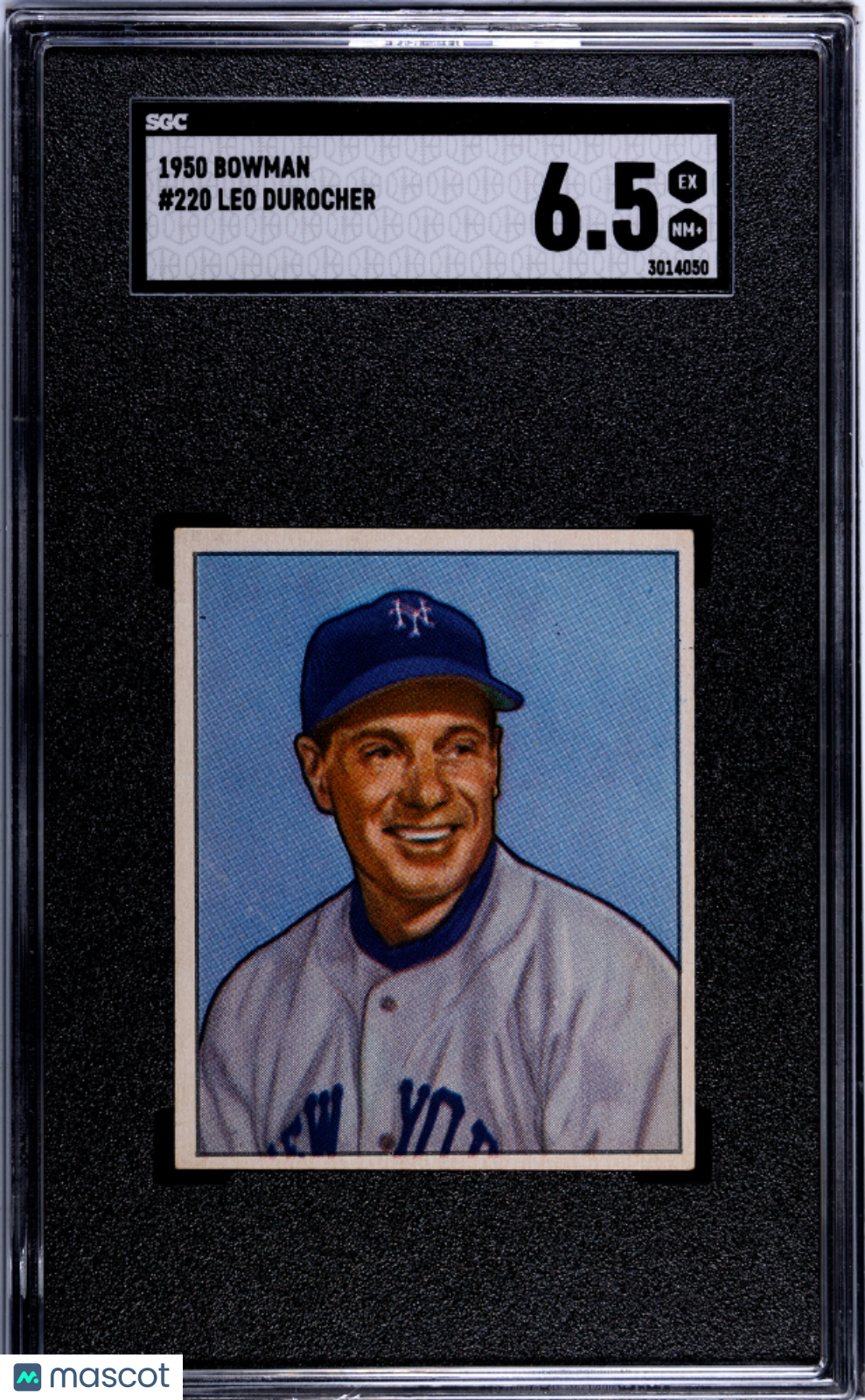1950 Bowman Leo Durocher #220 SGC 6.5