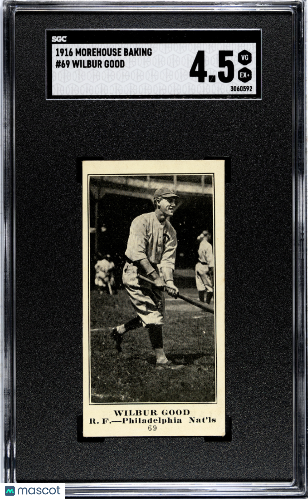 1916 Morehouse Baking Wilbur Good #69 SGC 4.5