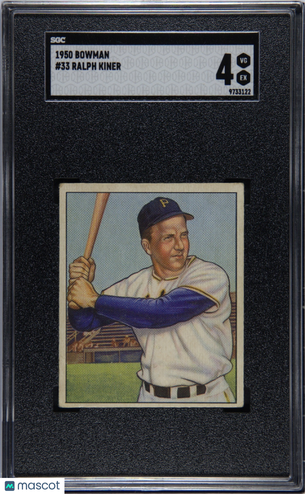 1950 Bowman Ralph Kiner #33 SGC 4