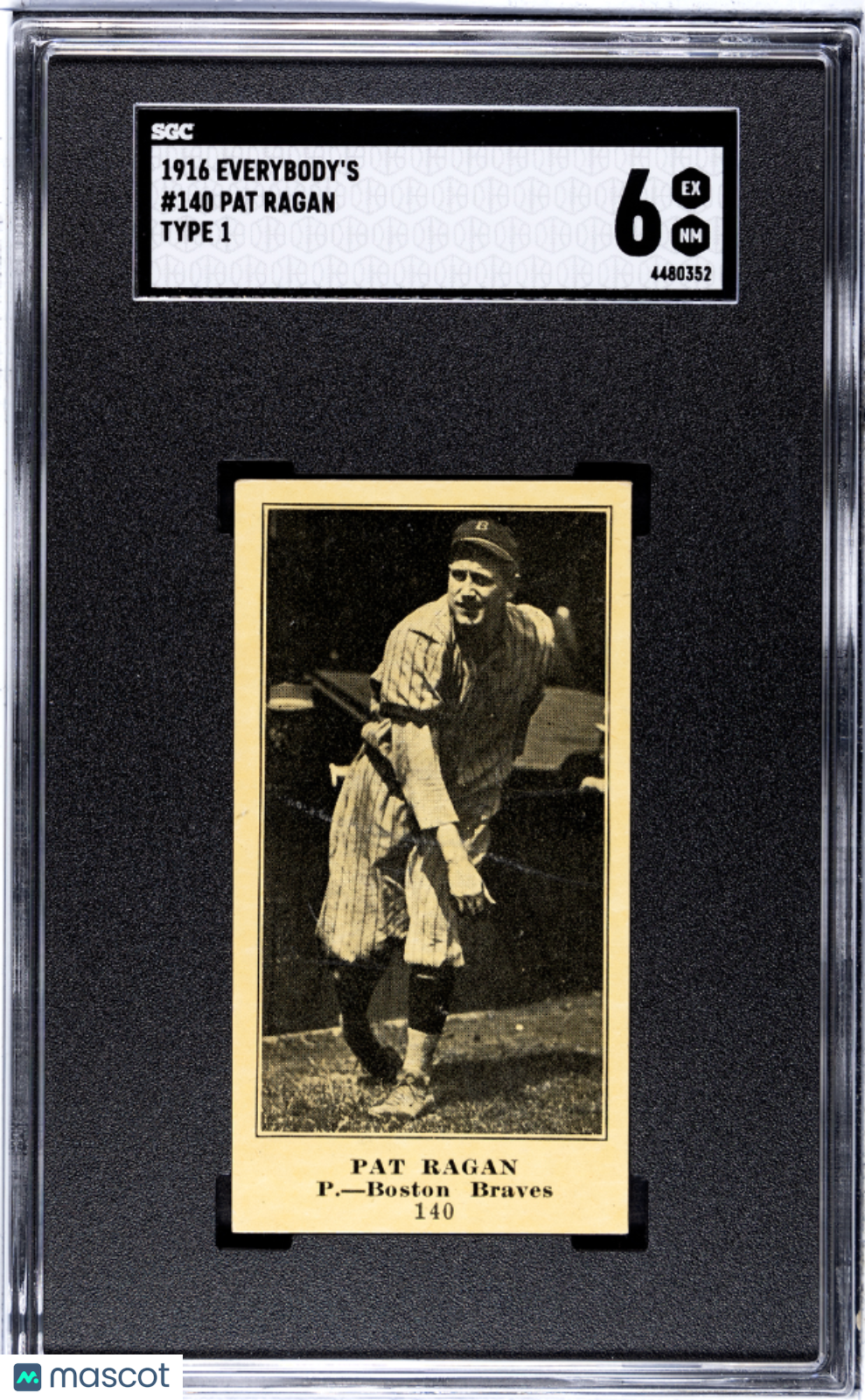 1916 Everybody's Pat Ragan #140 Type SGC 6