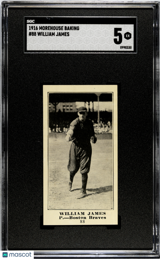 1916 Morehouse Baking William James #88 SGC 5