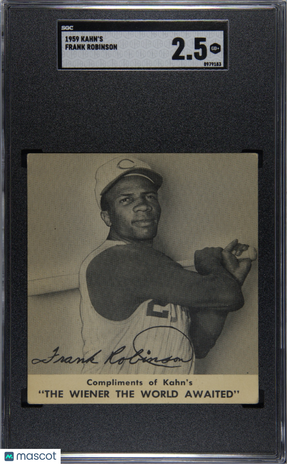 1959 Kahn's Frank Robinson SGC 2.5