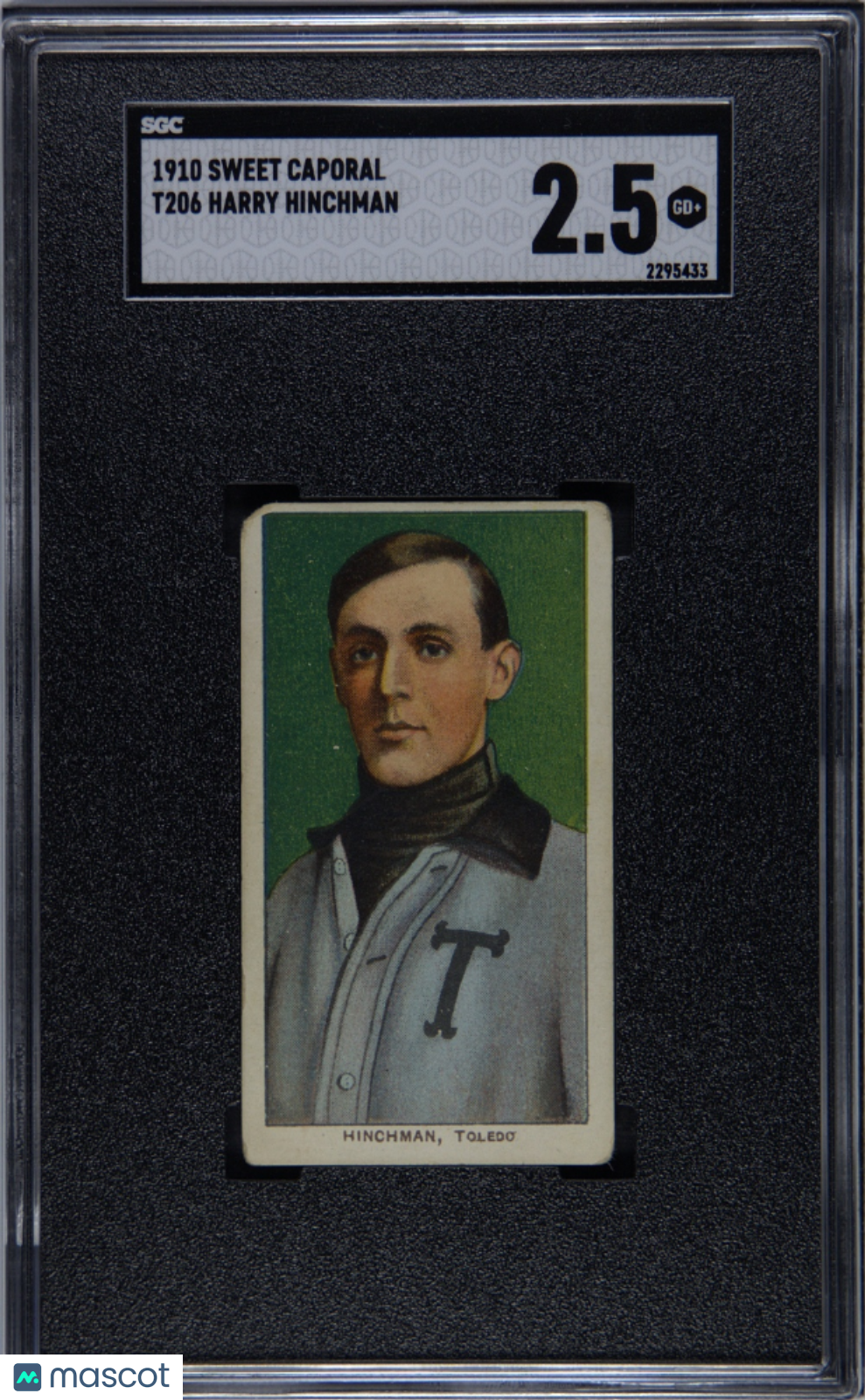 1910 Sweet Caporal (T206) Harry Hinchman SGC 2.5