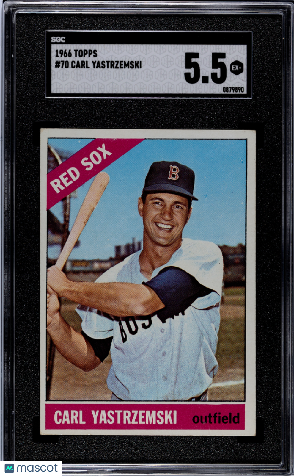 1966 Topps Carl Yastrzemski #70 SGC 5.5