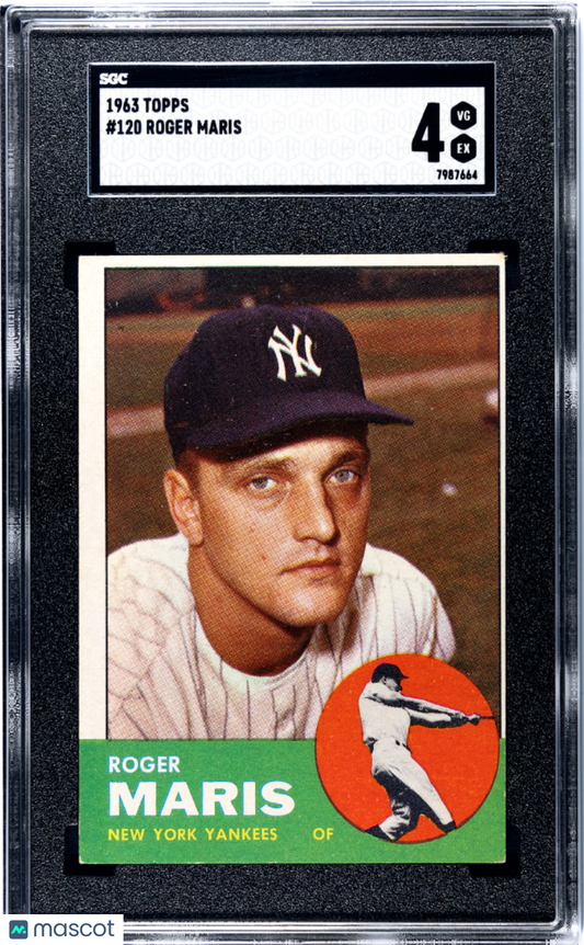 1963 Topps Roger Maris #120 SGC 4