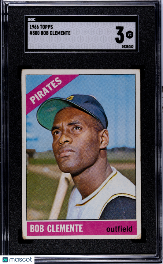 1966 Topps Bob Clemente #300 SGC 3