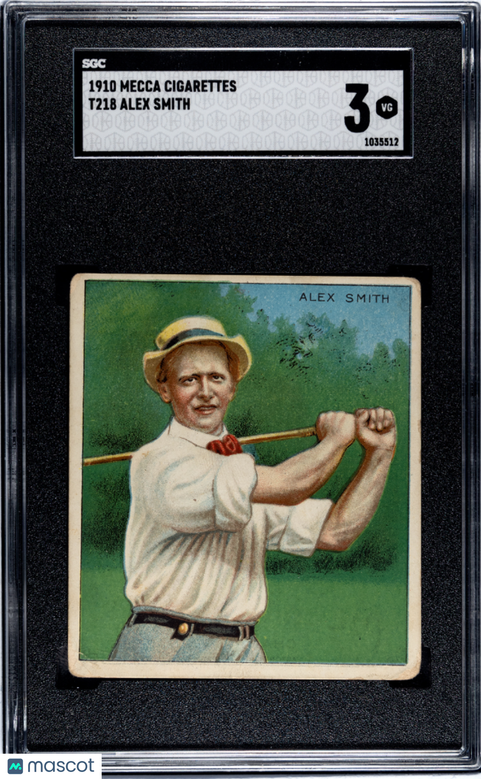 1910 Mecca Cigarettes (T218) Alex Smith SGC 3