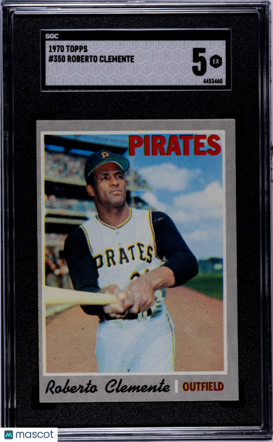 1970 Topps Roberto Clemente #350 SGC 5