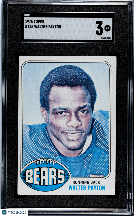 1976 Topps Walter Payton #148 SGC 3