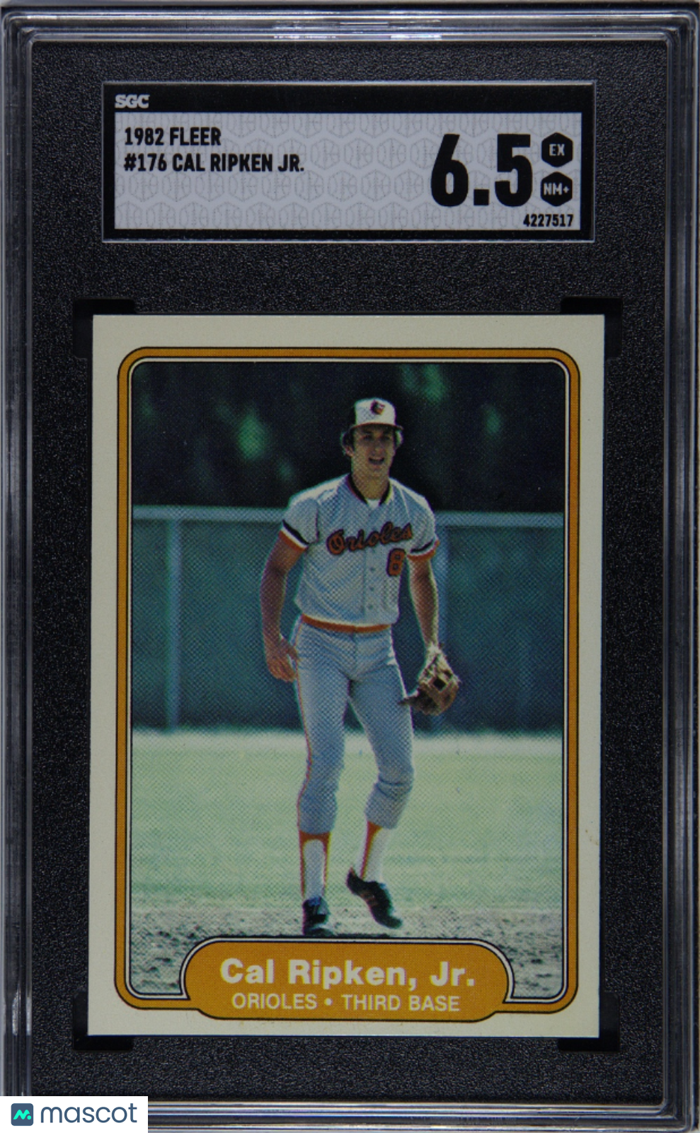 1982 Fleer Cal Ripken JR. #176 SGC 6.5