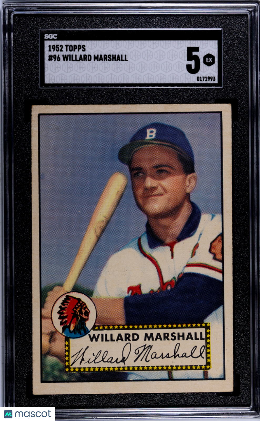 1952 Topps Willard Marshall #96 SGC 5