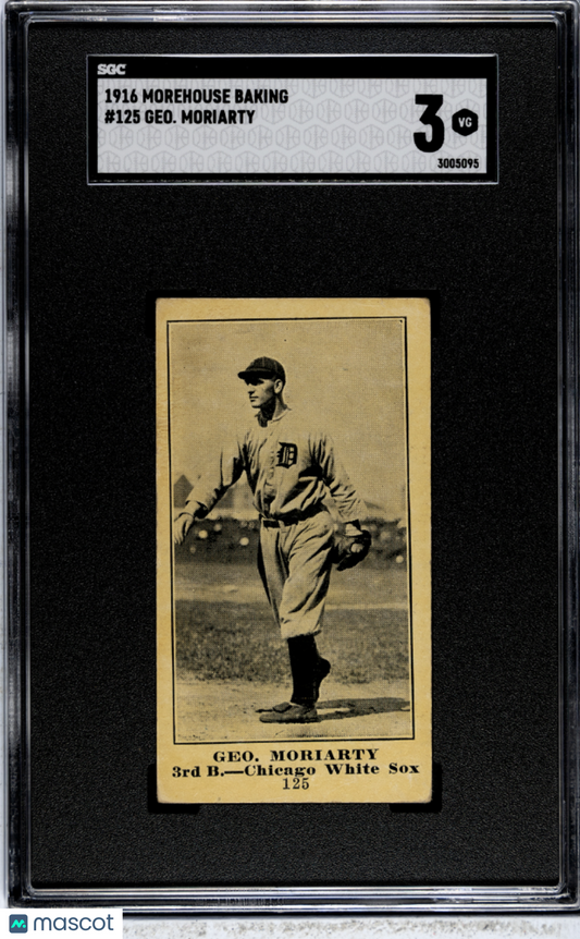 1916 Morehouse Baking Geo. Moriarty #125 SGC 3