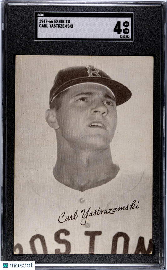1947 Exhibits Carl Yastrzemski SGC 4