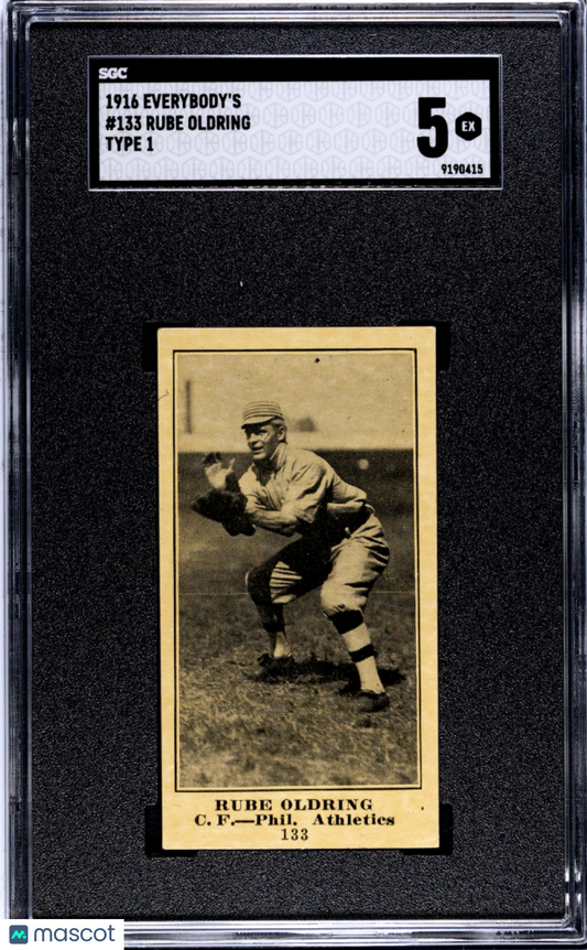 1916 Everybody's Rube Oldring #133 Type SGC 5