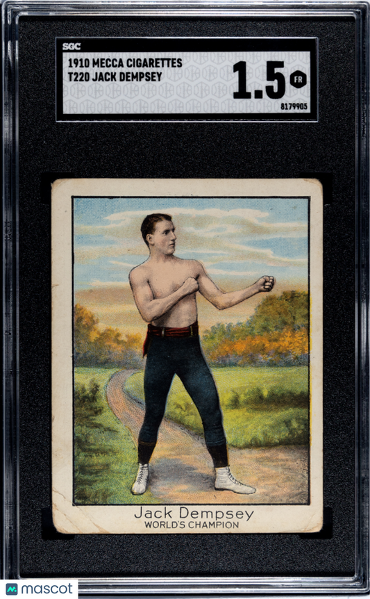 1910 Mecca Cigarettes (T220) Jack Dempsey SGC 1.5