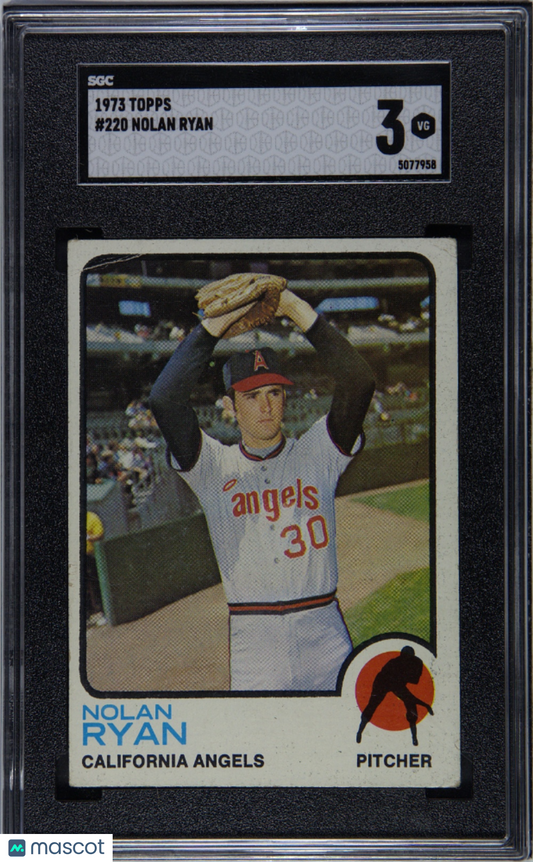 1973 Topps Nolan Ryan #220 SGC 3
