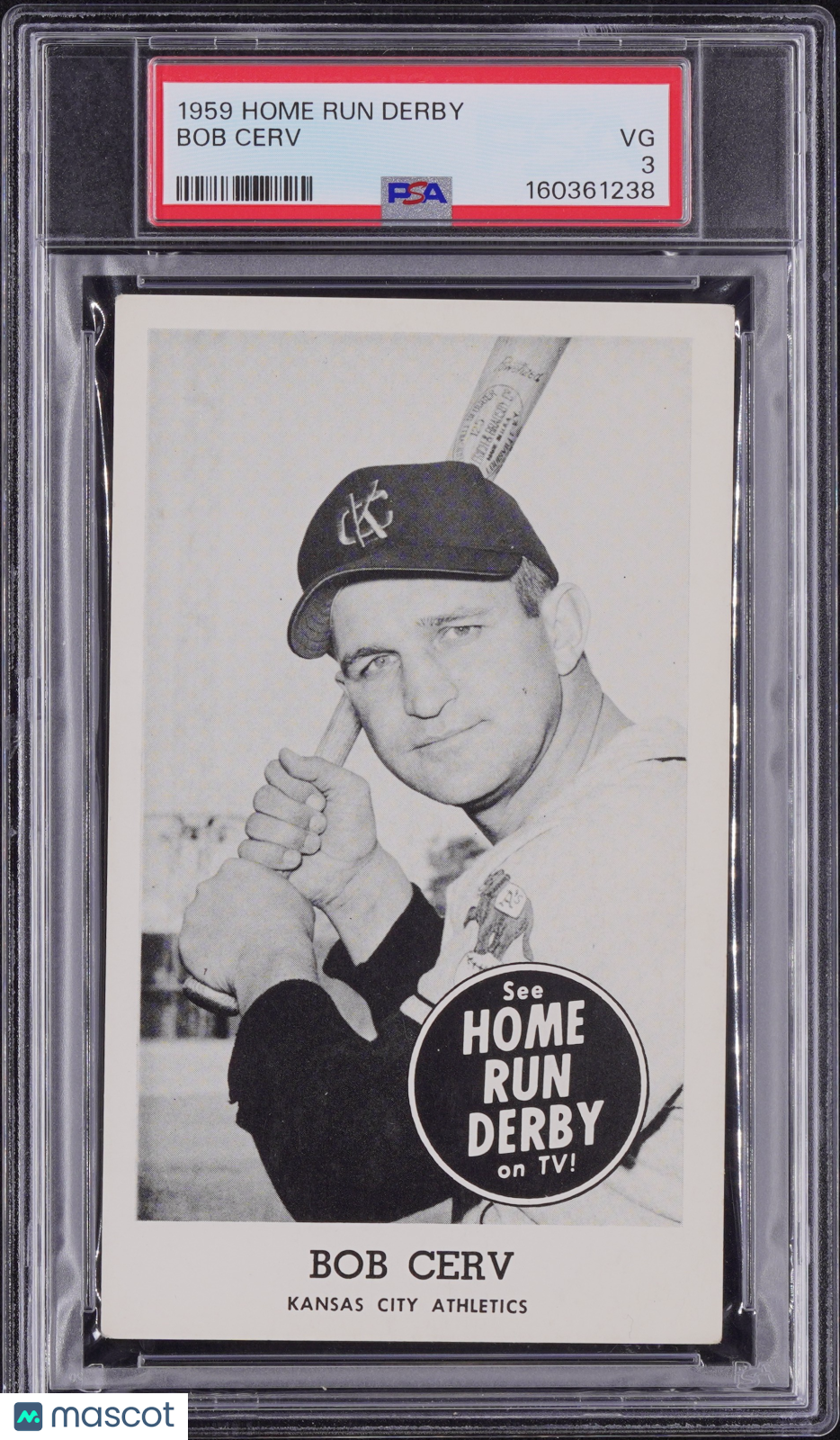 1959 Home Run Derby Bob Cerv PSA 3