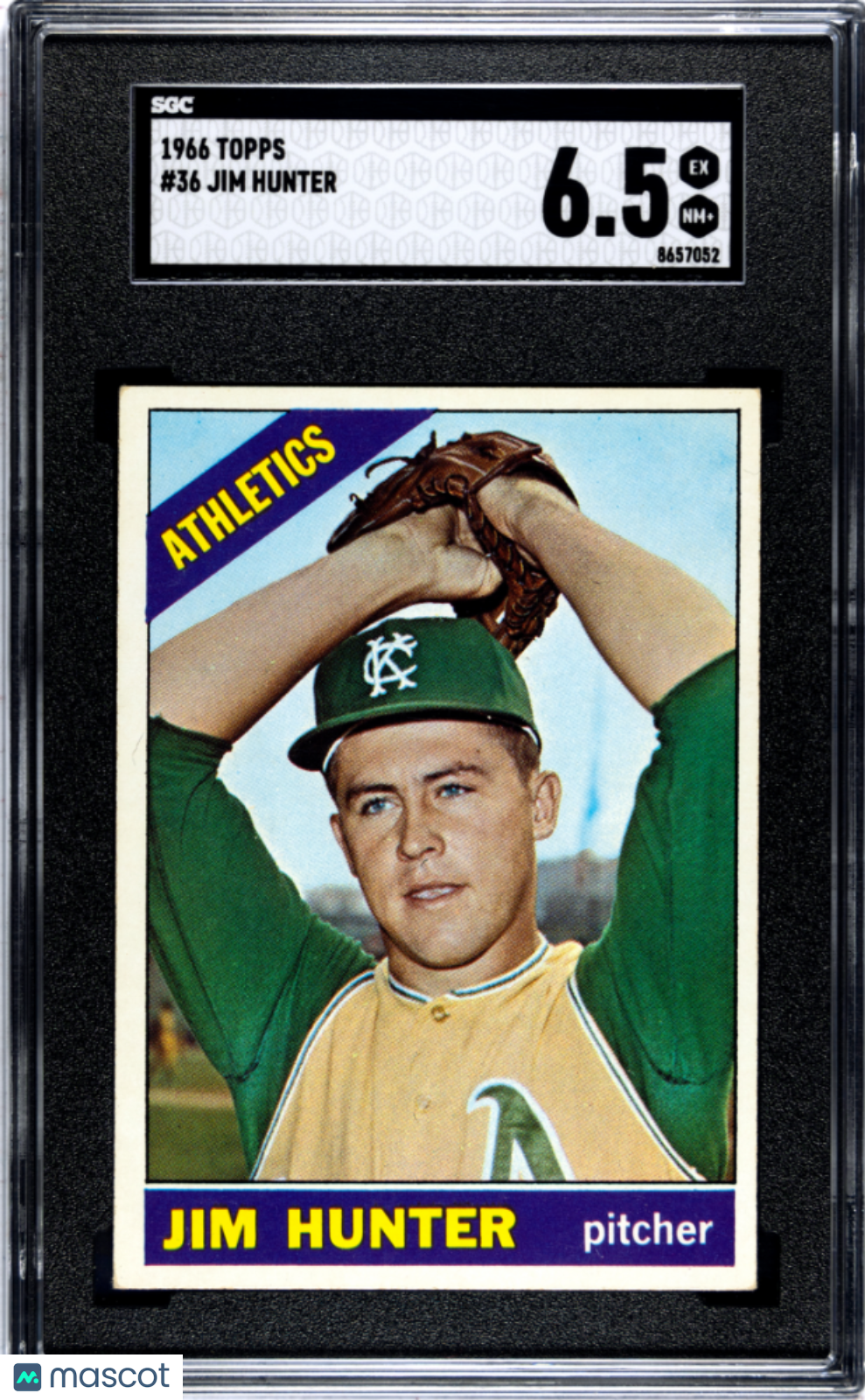 1966 Topps Jim Hunter #36 SGC 6.5