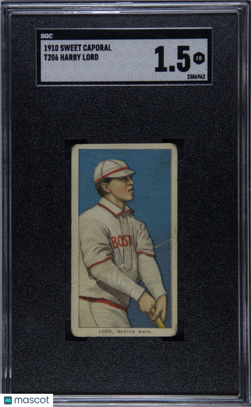 1910 Sweet Caporal (T206) Harry Lord SGC 1.5