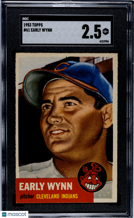 1953 Topps Early Wynn #61 SGC 2.5