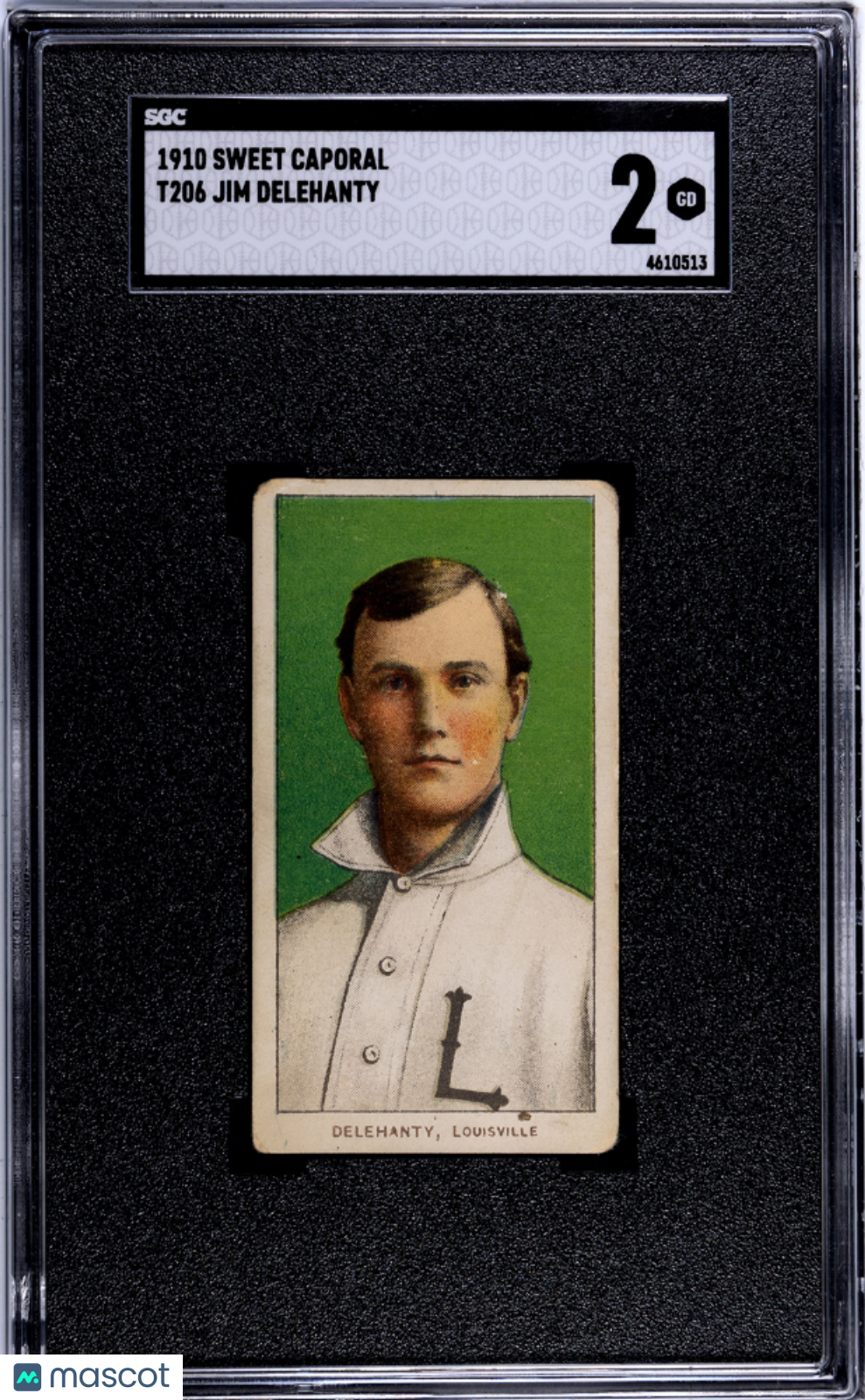 1910 Sweet Caporal (T206) Jim Delehanty SGC 2