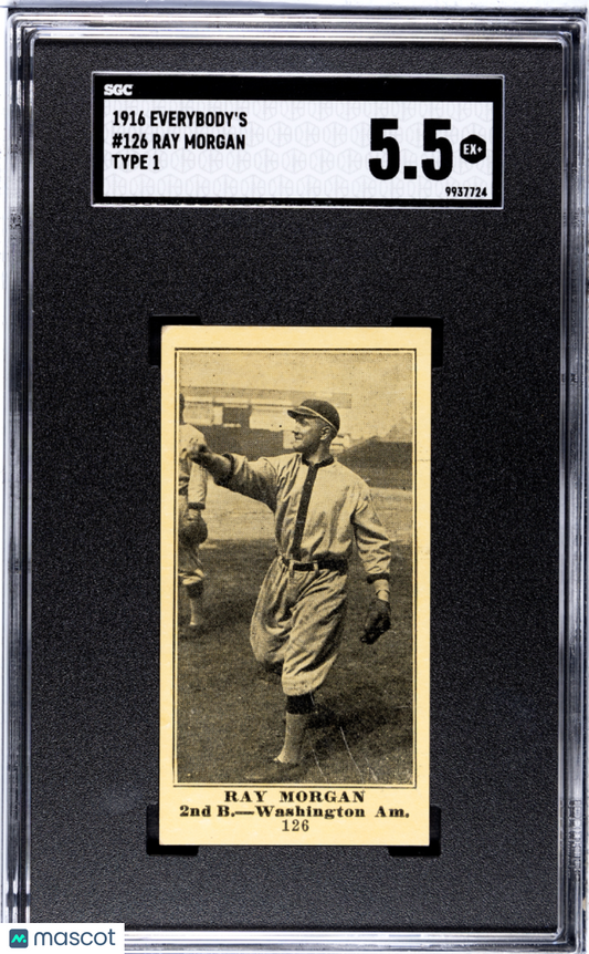 1916 Everybody's Ray Morgan #126 Type SGC 5.5