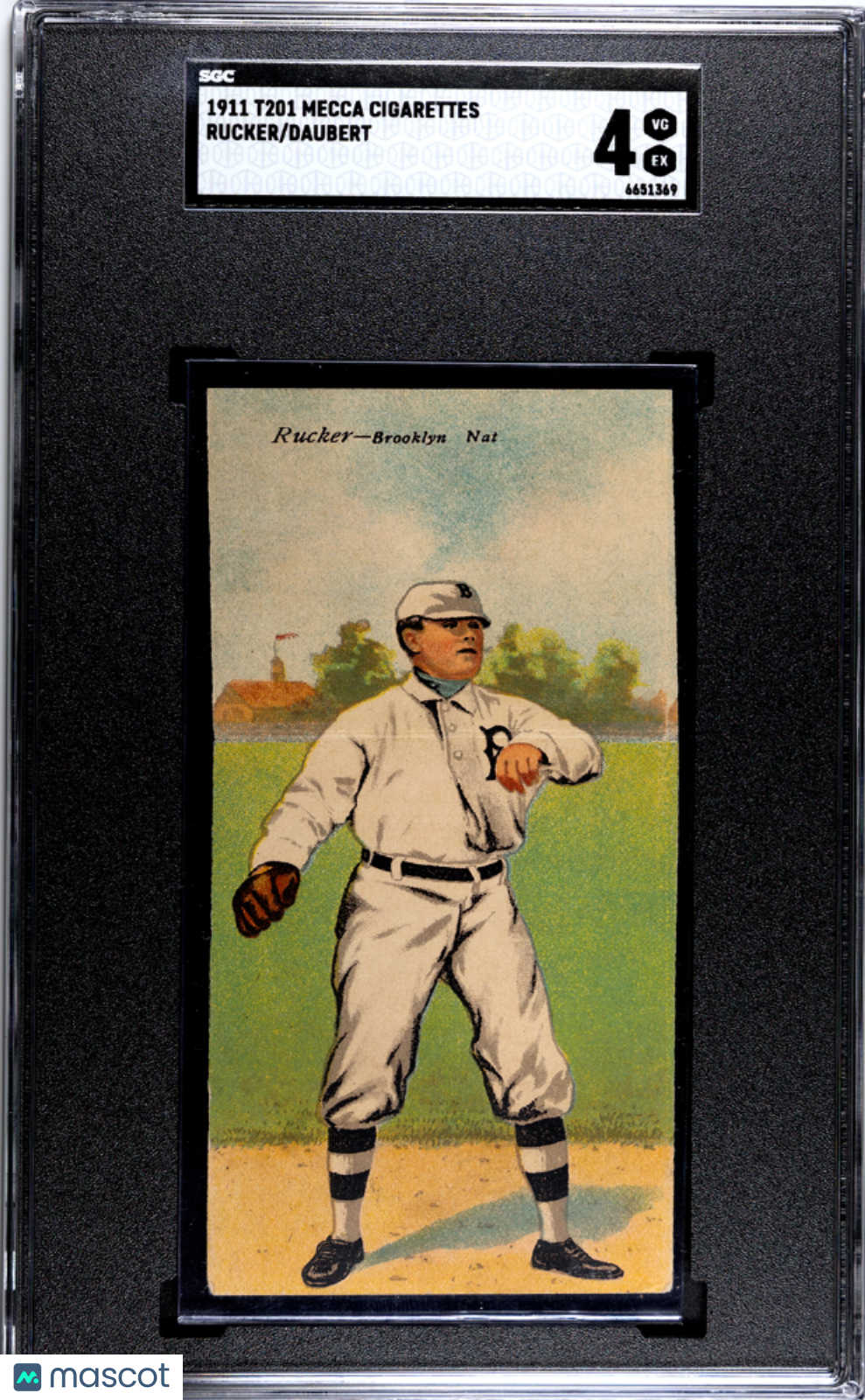 1911 T201 Mecca Cigarettes Daubert Rucker SGC 4