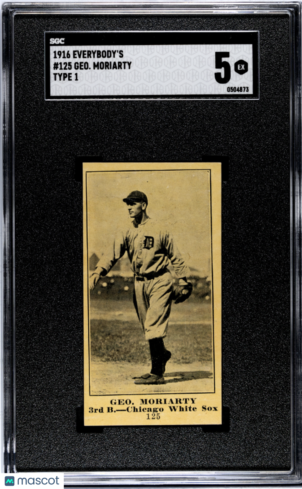 1916 Everybody's Geo. Moriarty #125 Type SGC 5