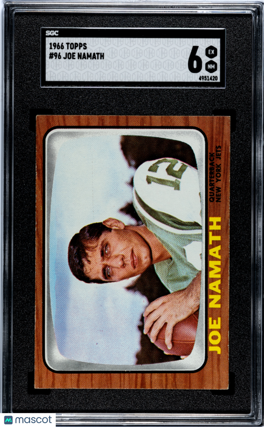 1966 Topps Joe Namath #96 SGC 6