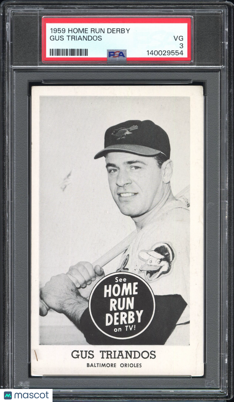1959 Home Run Derby Gus Triandos PSA 3