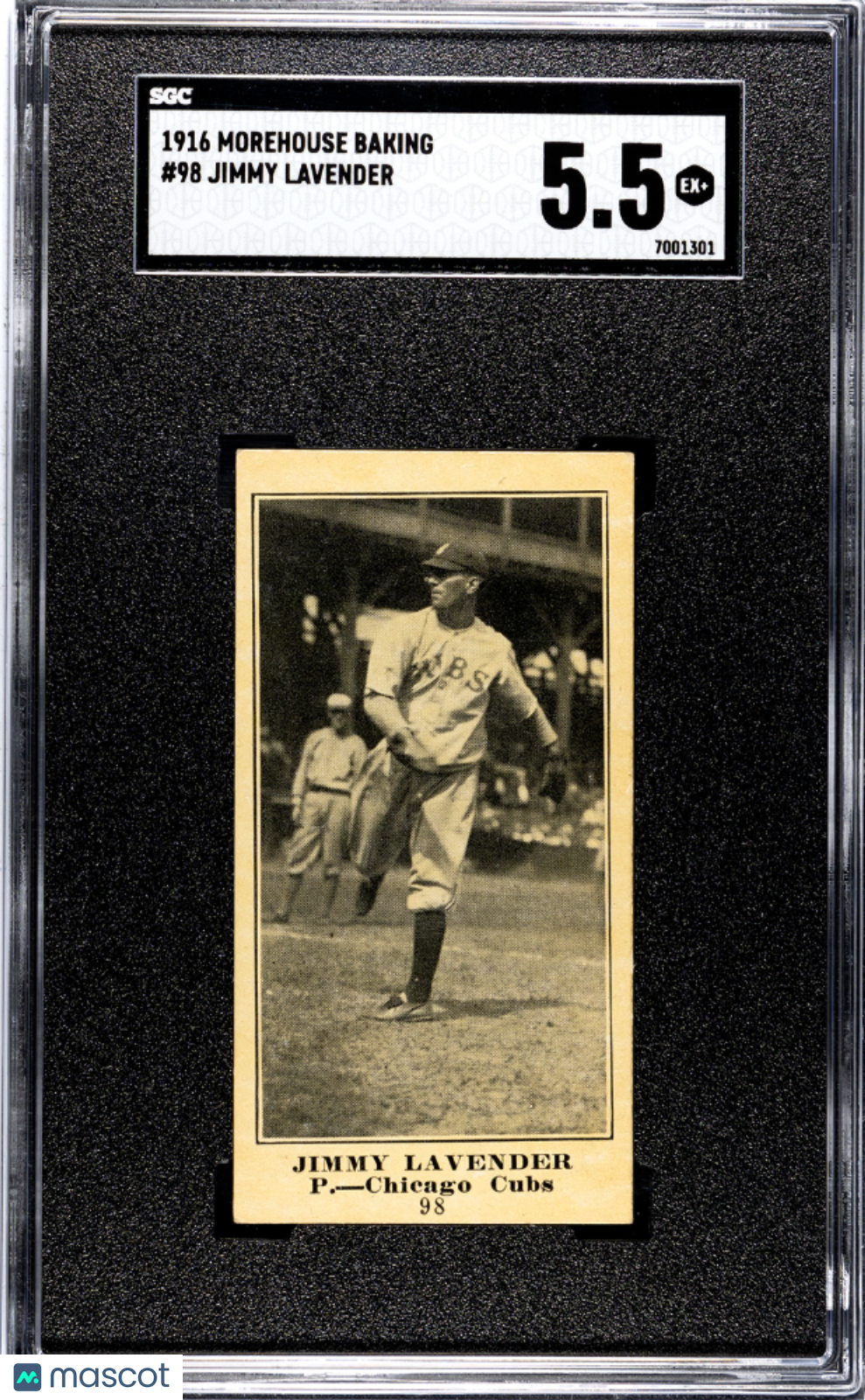1916 Morehouse Baking Jimmy Lavender #98 SGC 5.5