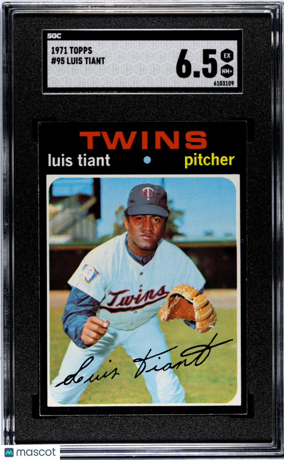 1971 Topps Luis Tiant #95 SGC 6.5