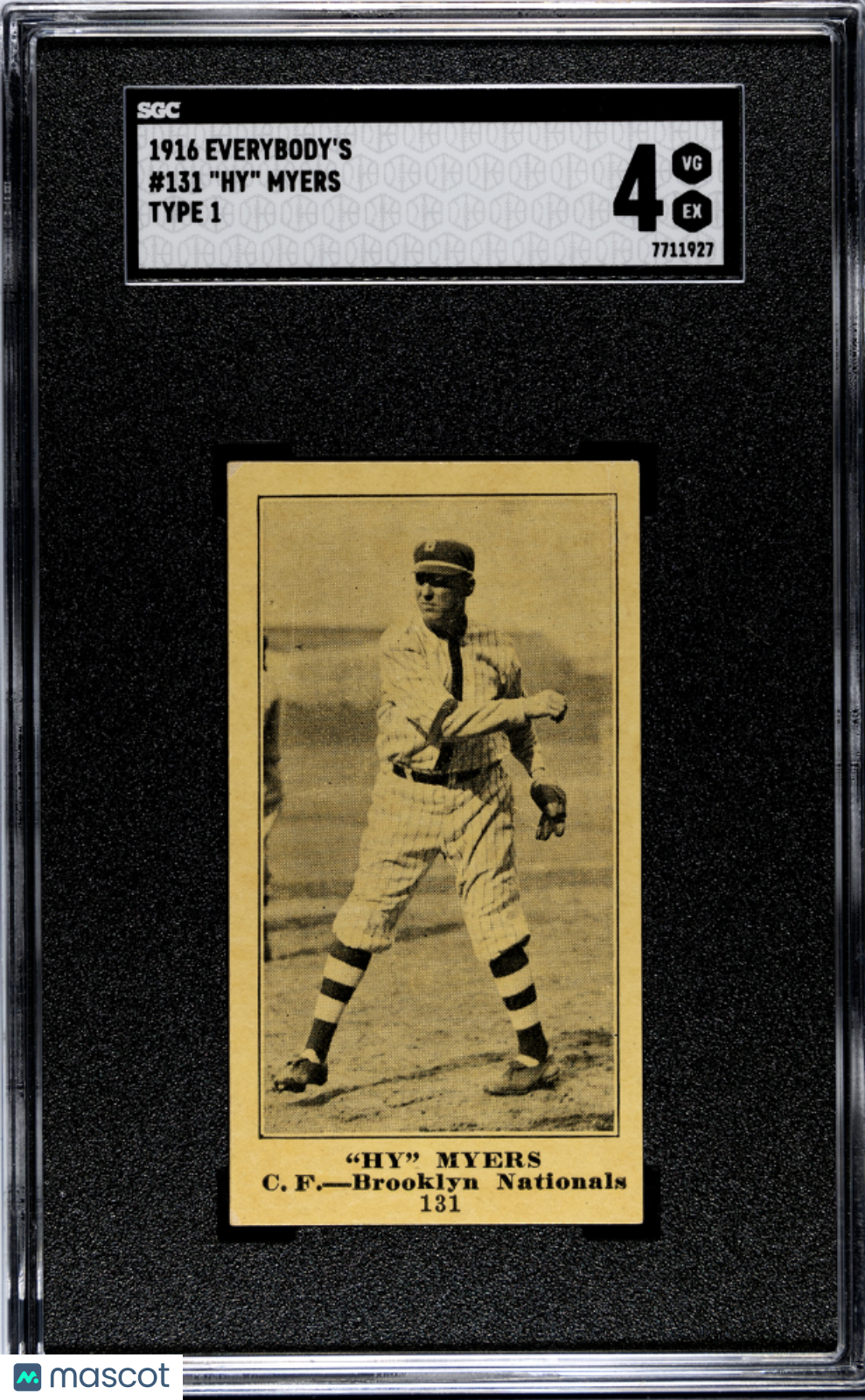 1916 Everybody's Hy Myers #131 Type SGC 4