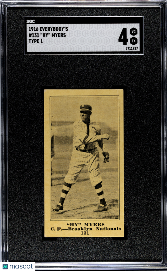 1916 Everybody's Hy Myers #131 Type SGC 4