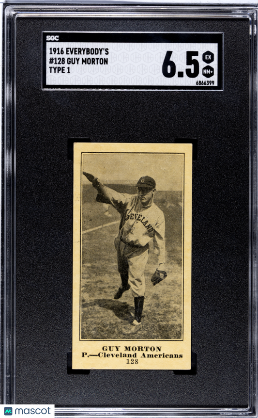 1916 Everybody's Guy Morton #128 Type SGC 6.5