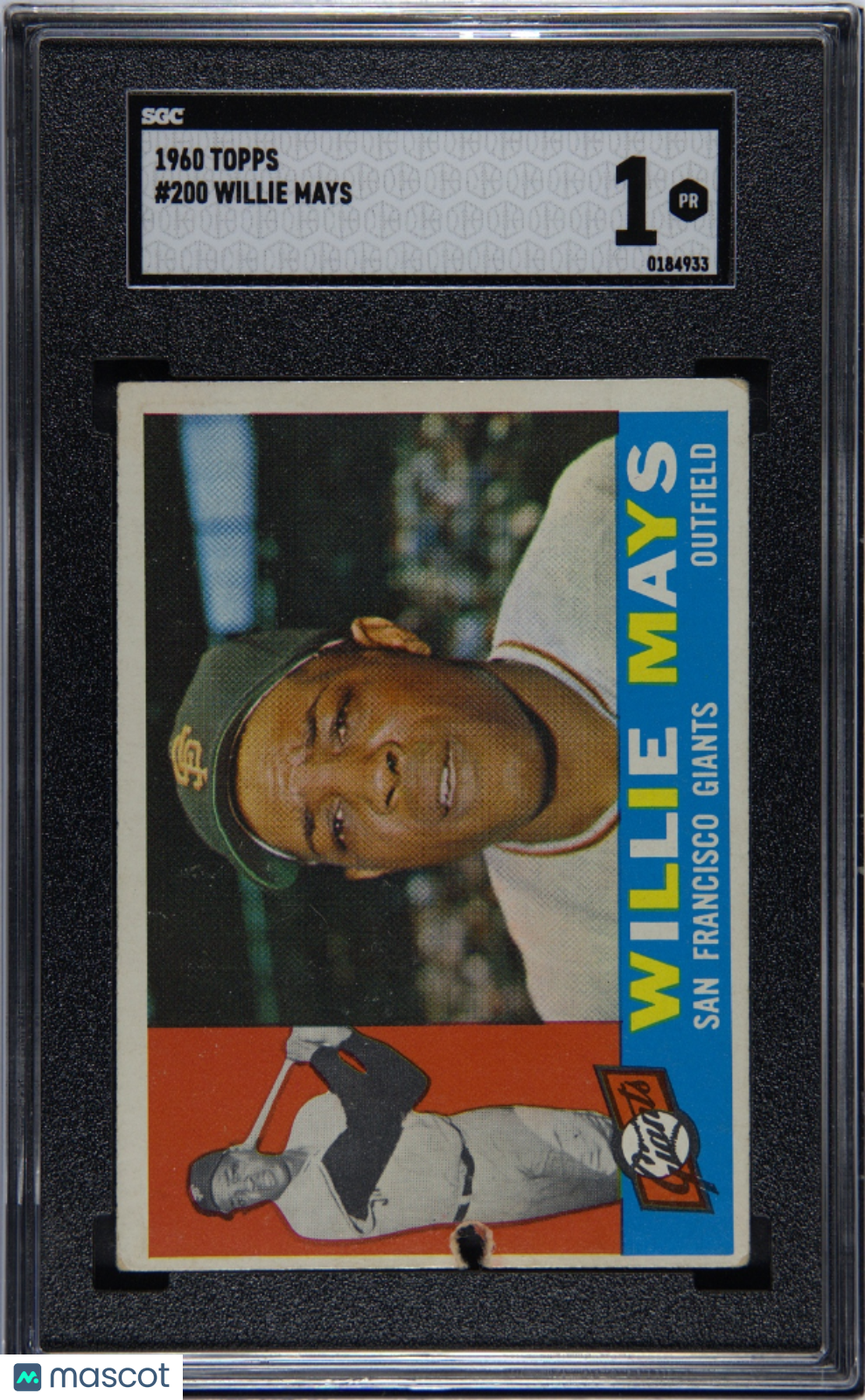 1960 Topps Willie Mays #200 SGC 1