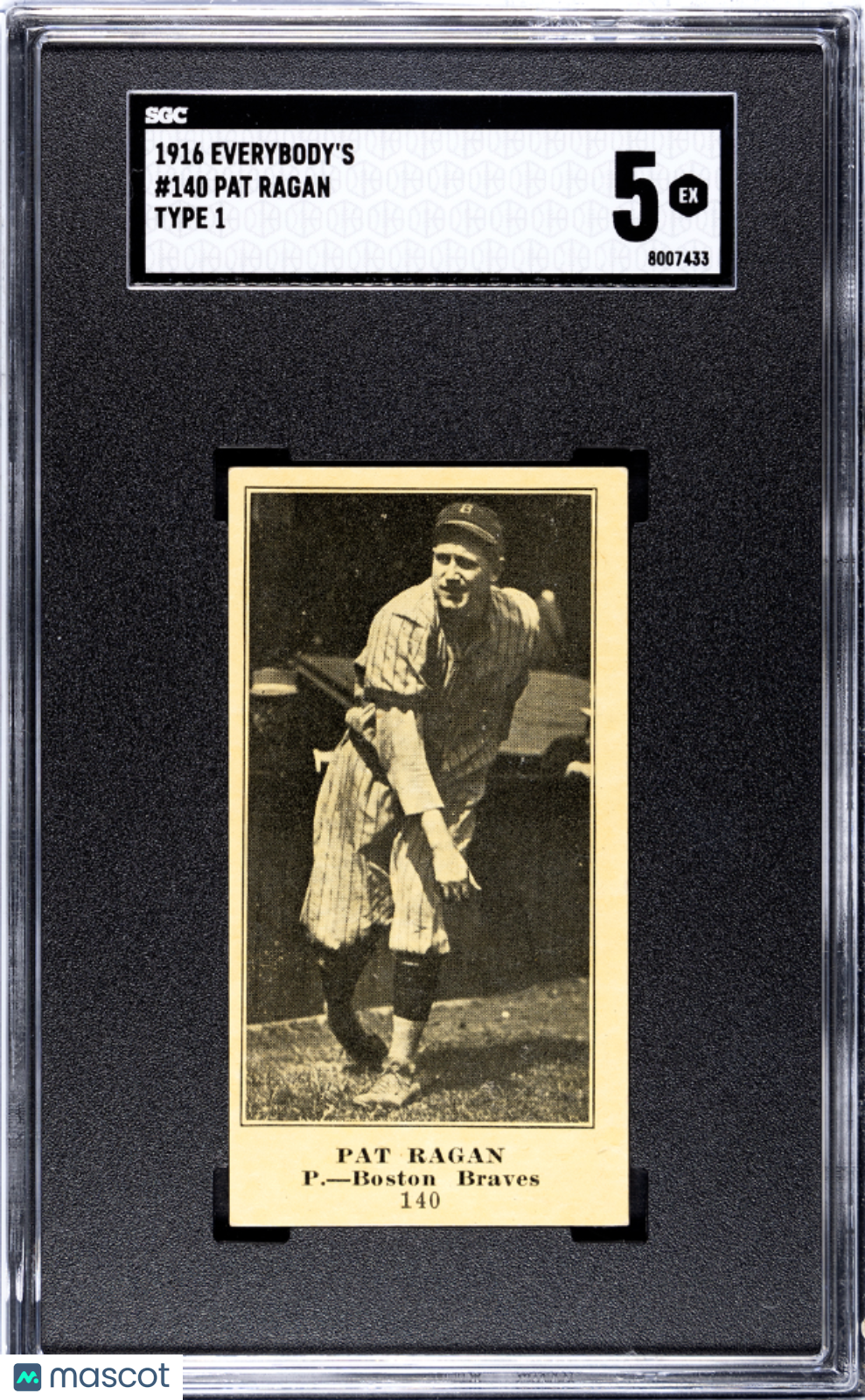 1916 Everybody's Pat Ragan #140 Type SGC 5