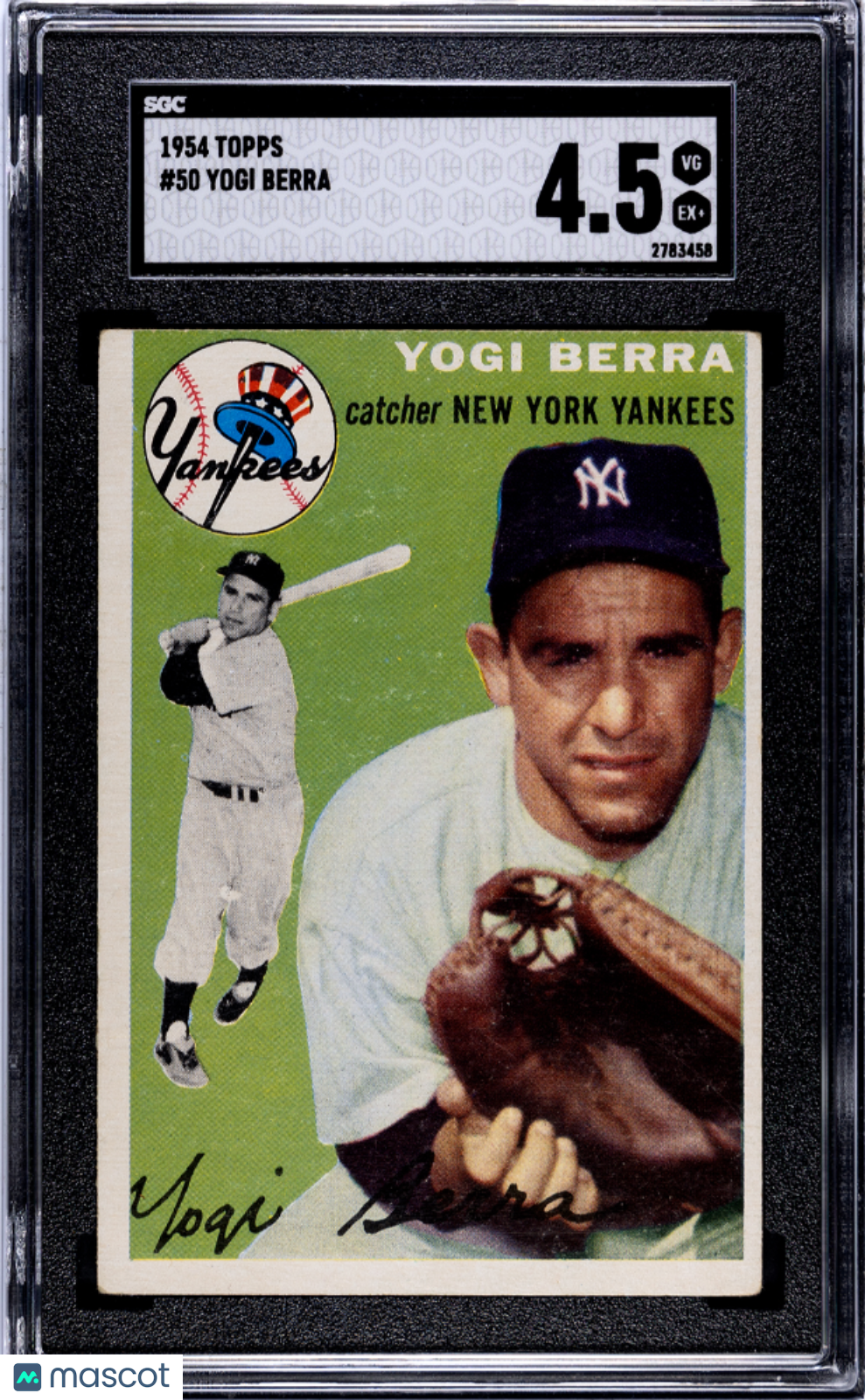 1954 Topps Yogi Berra #50 SGC 4.5