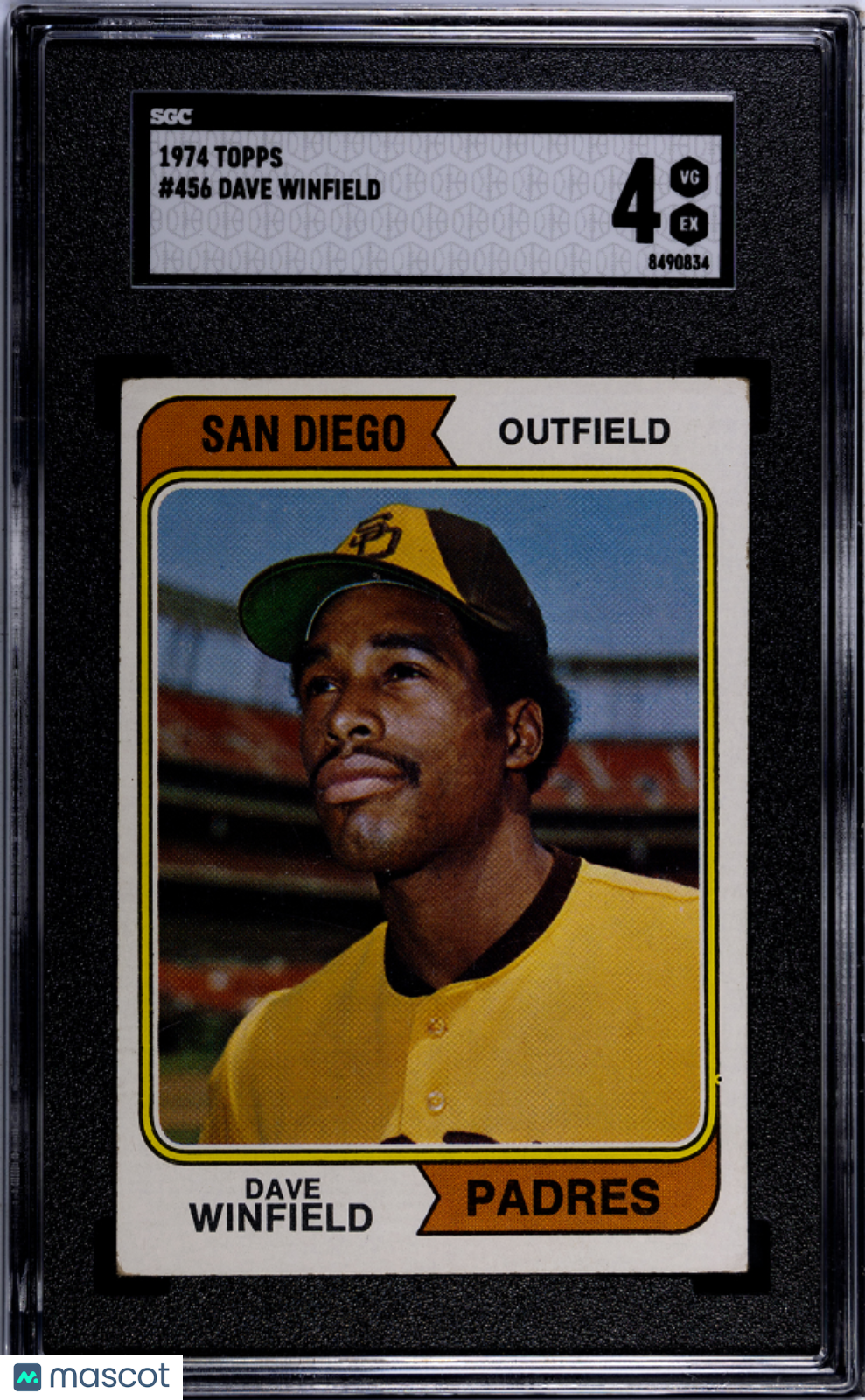 1974 Topps Dave Winfield #456 SGC 4