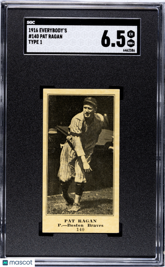1916 Everybody's Pat Ragan #140 Type SGC 6.5